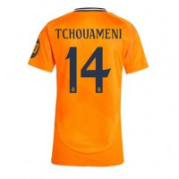 Real Madrid Aurelien Tchouameni #14 Fußballbekleidung Auswärtstrikot Damen 2024-25 Kurzarm